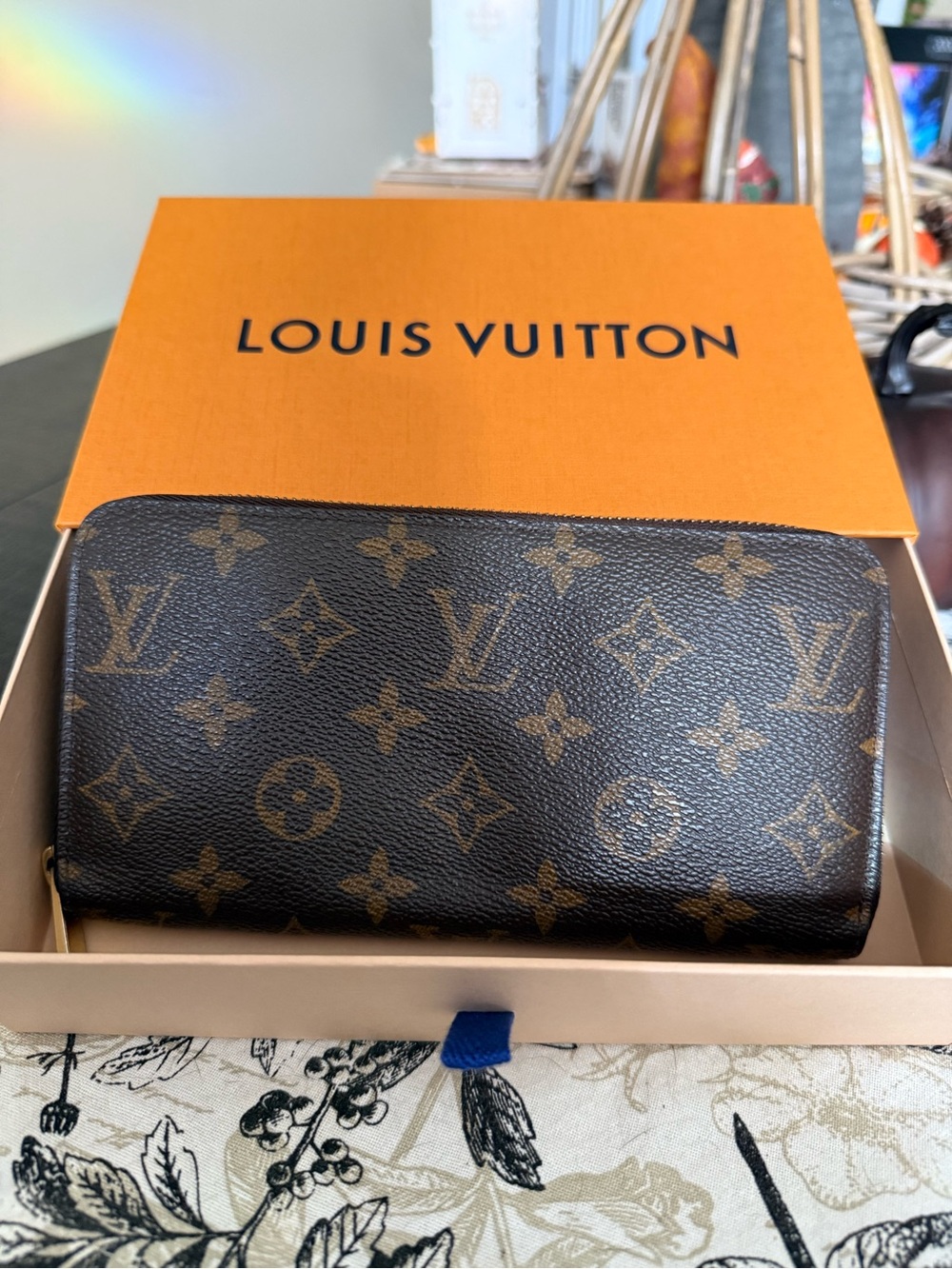 Louis Vuitton Monogram Canvas Brown Long Wallet
